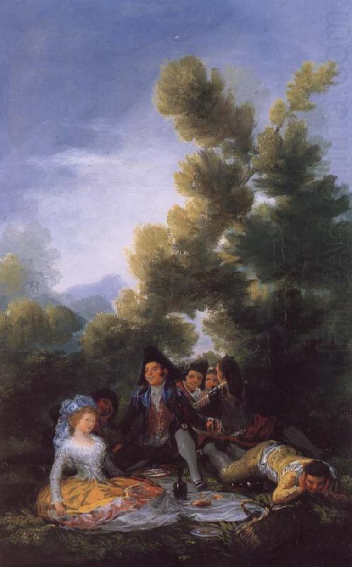 Francisco de Goya A Picnic china oil painting image